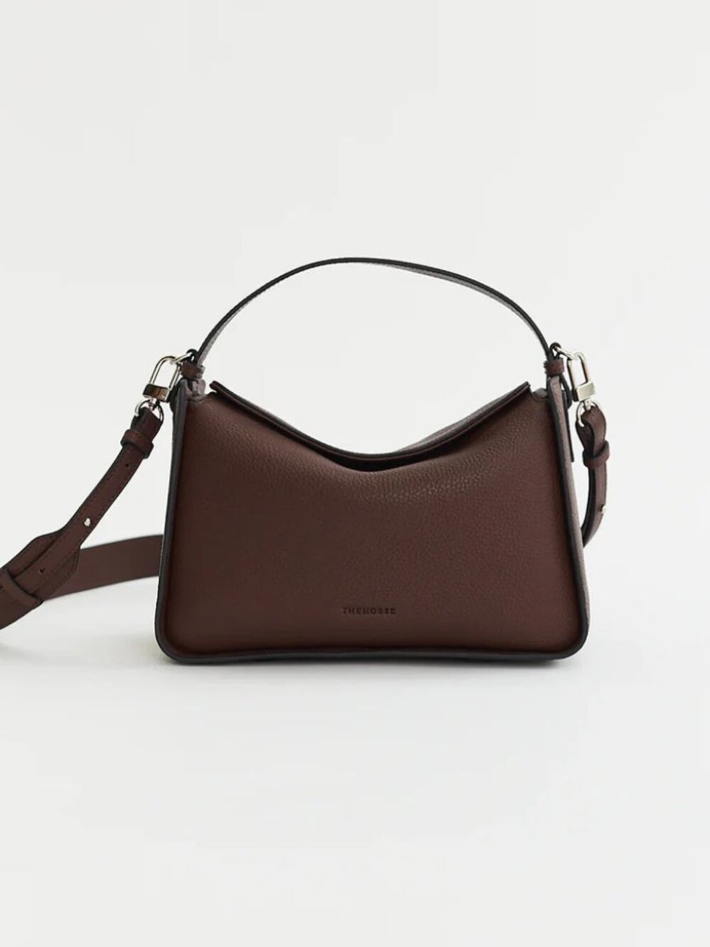NWT The Horse Clementine Coffee Leather Crossbody Bag